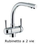 Rubinetto a due vie